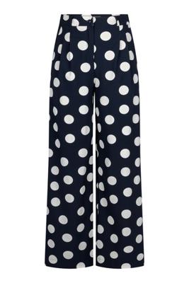 Scout polkadot trousers - darkblue/kit - 13492