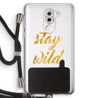 Stay wild: Honor 6X Transparant Hoesje met koord