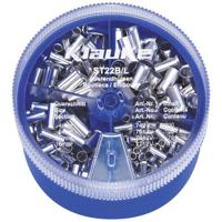 Klauke ST22B Assortiment adereindhulzen 4 mm², 6 mm², 10 mm², 16 mm² Ongeïsoleerd Zilver 440 onderdelen