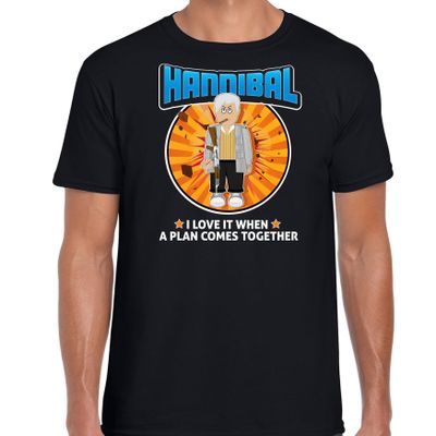 Verkleed t-shirt voor heren - Hannibal - a team - tv serie - I love it when a plan comes together