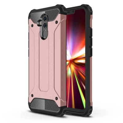 Magic Armor TPU + PC combinatie Case voor Huawei mate 20 Lite (Rose goud)