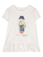 Ralph Lauren Kids Polo Bear-print cotton T-shirt - Tons neutres