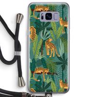 Luipaard 2: Samsung Galaxy S8 Transparant Hoesje met koord