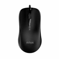 Muis Nilox MOUSB1014 Zwart 2400 dpi