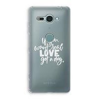 Partner in crime: Sony Xperia XZ2 Compact Transparant Hoesje