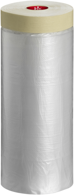 Kip 332 Masking-Tec Afdekfolie met Masking Tape - 1800 mm x 33m