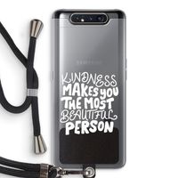 The prettiest: Samsung Galaxy A80 Transparant Hoesje met koord