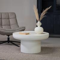 Salontafel Joyce Beige Rond 80cm - Giga Meubel