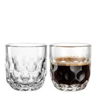 Leonardo Gocce Espresso glazen 60ml 2stuks