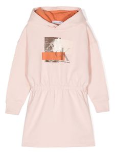 Calvin Klein Kids robe à motif monogrammé - Rose