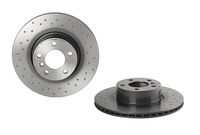 BREMBO XTRA LINE BREMBO, Remschijftype: Geperforeerd / Geventileerd, u.a. für BMW, Toyota