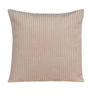 Sierkussen Ribbels - Creme - Polyester - 45x45x0cm (BxHxD)