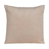 Sierkussen Ribbels - Creme - Polyester - 45x45x0cm (BxHxD)