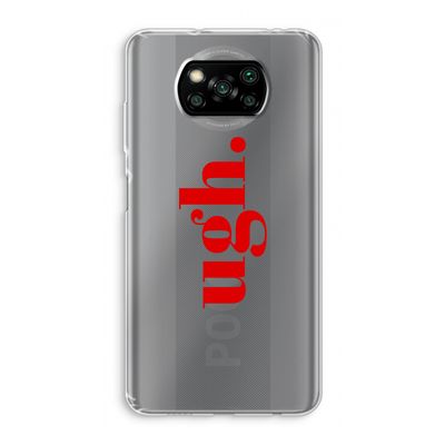 Ugh: Xiaomi Poco X3 Pro Transparant Hoesje
