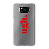 Ugh: Xiaomi Poco X3 Pro Transparant Hoesje