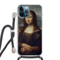 Mona Lisa: iPhone 12 Pro Max Transparant Hoesje met koord