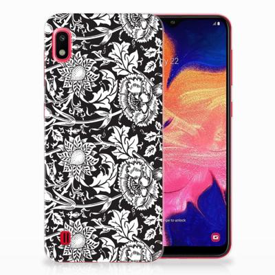 Samsung Galaxy A10 | TPU Case | Black Flowers Samsung Galaxy A10 | TPU Case | Black Flowers
