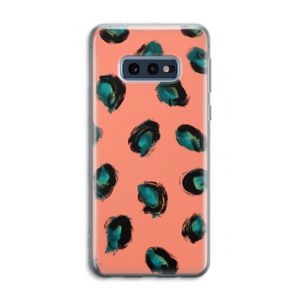 Pink Cheetah: Samsung Galaxy S10e Transparant Hoesje