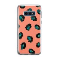 Pink Cheetah: Samsung Galaxy S10e Transparant Hoesje