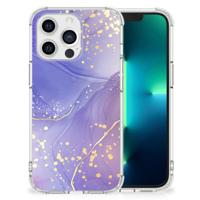 Back Cover voor Apple iPhone 13 Pro Watercolor Paars Back Cover voor Apple iPhone 13 Pro Watercolor Paars