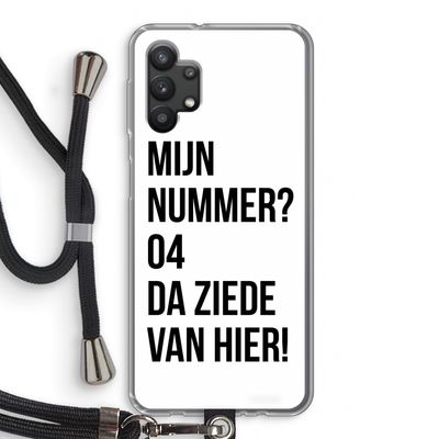 Da ziede van hier: Samsung Galaxy A32 5G Transparant Hoesje met koord