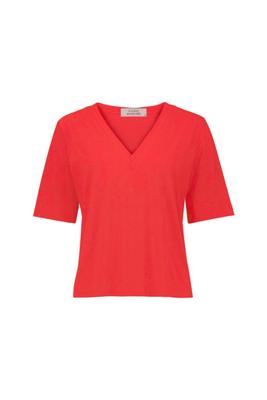 Inge travel tee - coral red - 13635