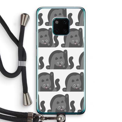 Cats: Huawei Mate 20 Pro Transparant Hoesje met koord