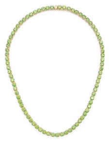 Swarovski Matrix crystal-embellished necklace - Vert