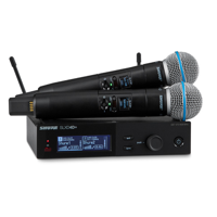 Shure SLXD24D+E/B58 Dubbele draadloze Beta58A microfoon set