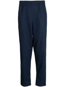 Maison Kitsuné pantalon en coton à patch Bold Fox - Bleu