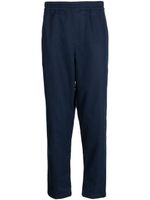 Maison Kitsuné pantalon en coton à patch Bold Fox - Bleu