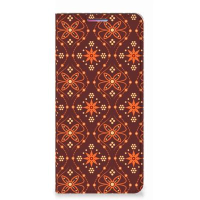 Motorola Moto G60s | Hoesje met Magneet | Batik Brown