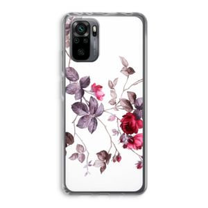 Mooie bloemen: Xiaomi Redmi Note 10 Pro Transparant Hoesje