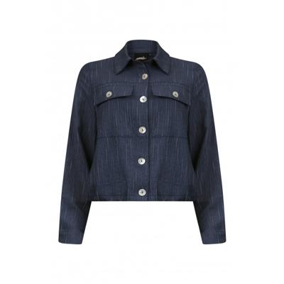 Poools - Blauw | Dames | Jasje | Blauw | 46 | regular | Kamst mode