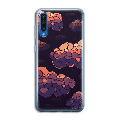 Patroon Wolken: Samsung Galaxy A50 Transparant Hoesje