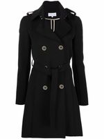 Patrizia Pepe trench ceinturé à boutonnière croisée - Noir