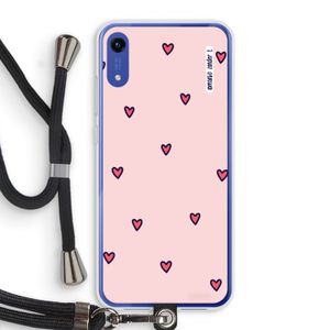 Hartjes: Honor Play 8A Transparant Hoesje met koord