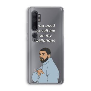 Hotline bling: Xiaomi Mi Note 10 Pro Transparant Hoesje