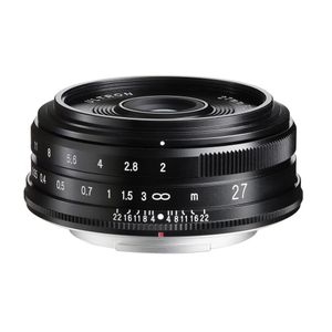 Voigtländer Ultron 27mm F/2 Fujifilm X zwart
