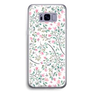 Sierlijke bloemen: Samsung Galaxy S8 Plus Transparant Hoesje