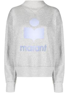 MARANT ÉTOILE sweat Mobyli à logo imprimé - Gris