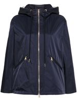 Moncler veste Cassiopea à capuche - Bleu