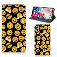 Apple iPhone Xs Max Hoesje met Magneet Emoji