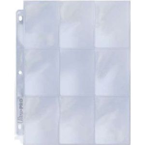 9-Pocket Silver Series Page for Standard Size Cards