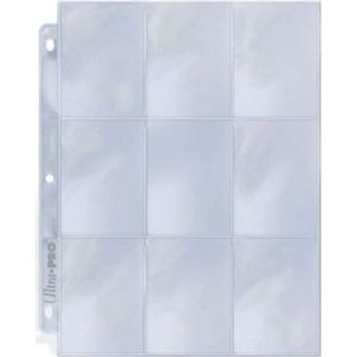 9-Pocket Silver Series Page for Standard Size Cards