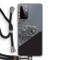 Combinatie marmer: Samsung Galaxy A72 5G Transparant Hoesje met koord