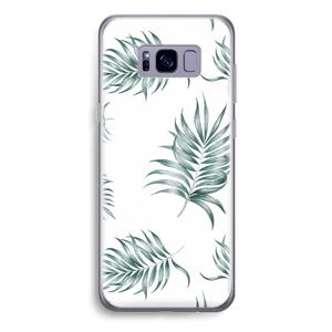 Simple leaves: Samsung Galaxy S8 Plus Transparant Hoesje