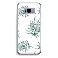 Simple leaves: Samsung Galaxy S8 Plus Transparant Hoesje - thumbnail