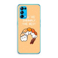 You're Shrimply The Best: Oppo Find X3 Lite Transparant Hoesje