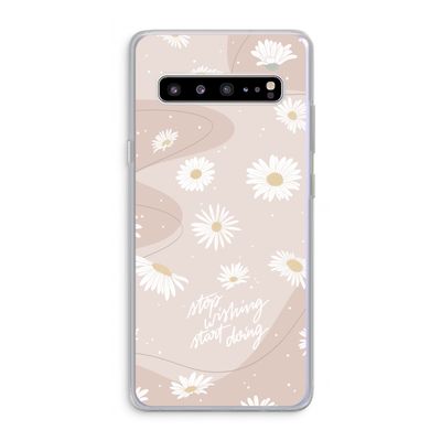 Daydreaming becomes reality: Samsung Galaxy S10 5G Transparant Hoesje